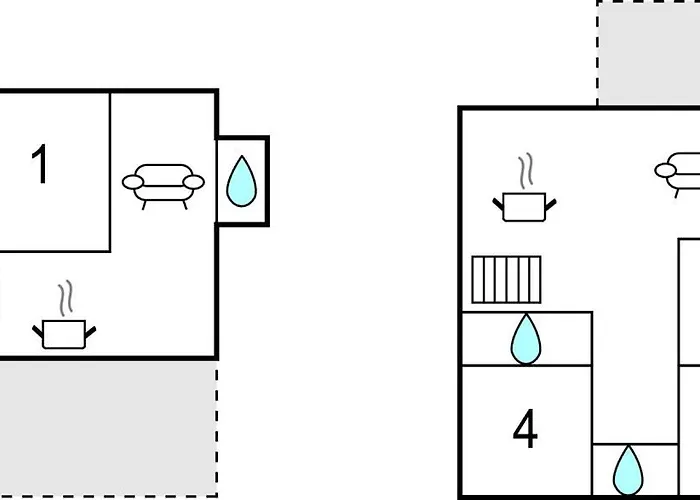 Holiday home 4 Bedroom Awesome In *