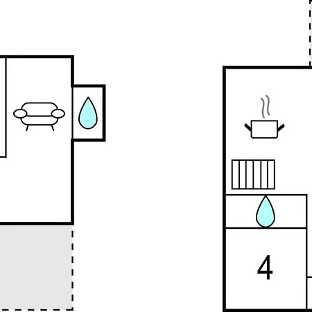 Holiday home 4 Bedroom Awesome In *